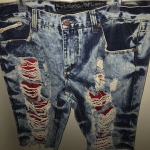 Ripped jeans (designer)